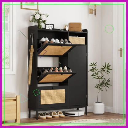 Entryway Shoe Cabinet and Storage, Organizer