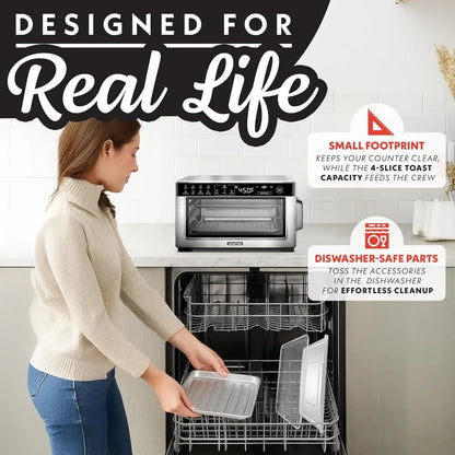 Toaster Oven, Digital Air Fryer - Convection Mode