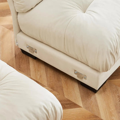 Modern Modular Sectional Sofa, 130"