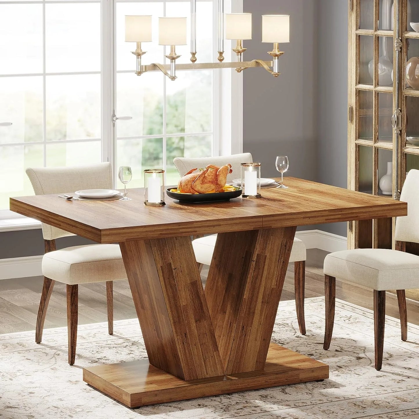 47-Inch Dining Table for 4