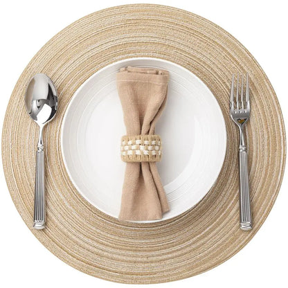 Placemats Set of 12 Woven, Braided Table Mats