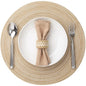 Placemats Set of 12 Woven, Braided Table Mats