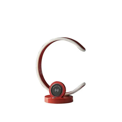 13.25" Modern C-Shaped LED Table Lamp