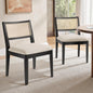 Dining Chairs Set of 2, French Solid Wood