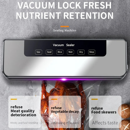65Kpa Food Vacuum Sealer Machine with 20 Free Bags