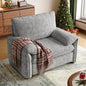 Oversized Accent Chair, 41 Inch Chenille Fabric Armchair