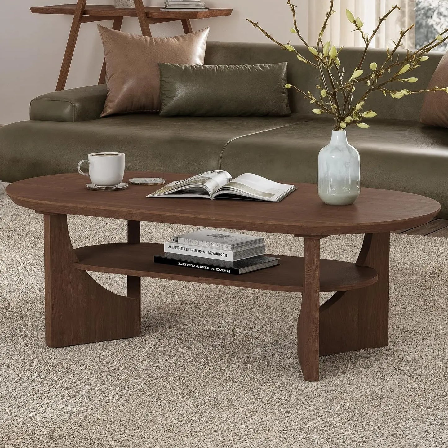 Mid Century Modern Coffee Table,47"