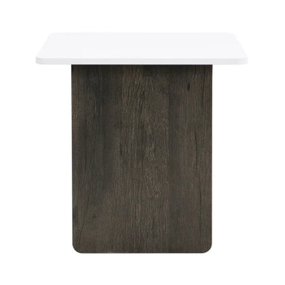 Modern Light Luxury Coffee Table Set of 2, Small Square Coffee End Table