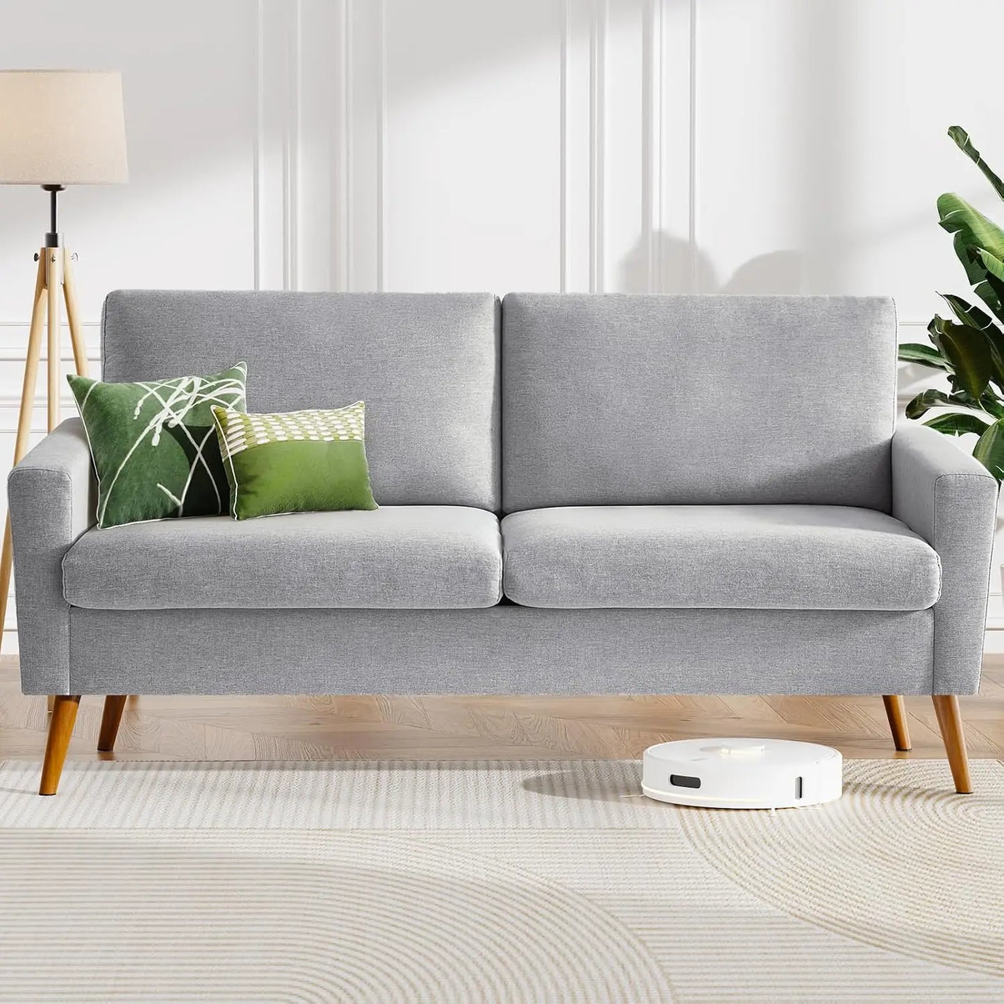 68"  Mid Century Modern Love Seat Couche