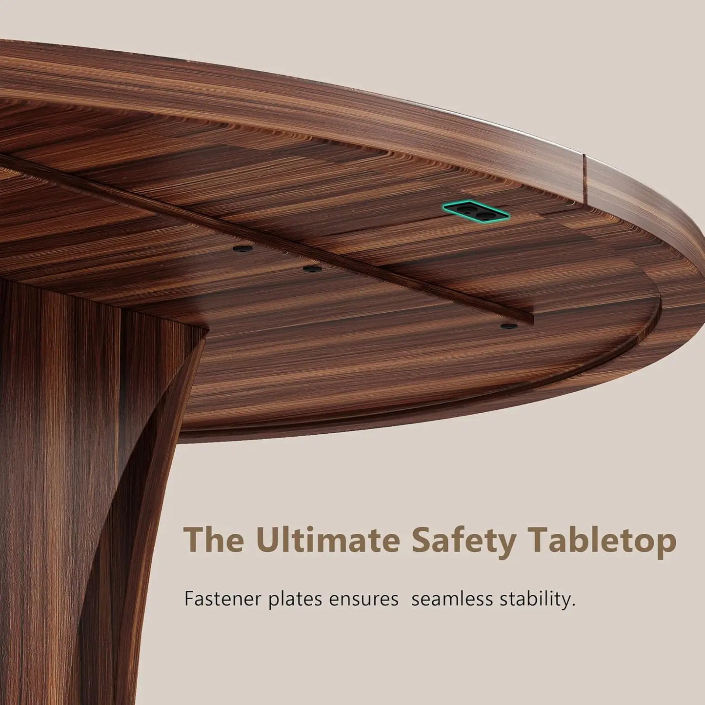 Round Dining Table for 4-6, Kitchen Table