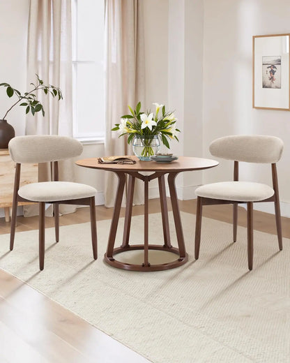 Dining 
Chairs Set of 4, Upholstered Farmhouse, Modern