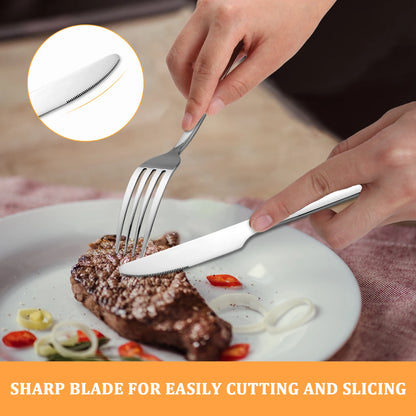 24Pcs Flatware Set for 6