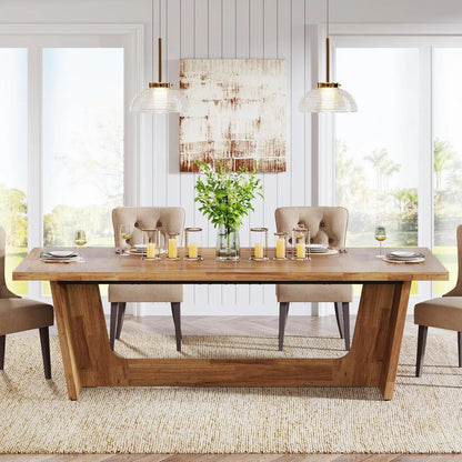 Dining Room Table: Rectangular Farmhouse Kitchen