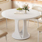 Round Dining Table for 4-6, Kitchen Table