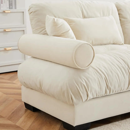 Modern Modular Sectional Sofa, 130"