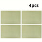 2/4pcs Green Placemat, Kitchen Table Mats