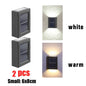 1~8PCs Wall Solar Light for Outdoor Lighting