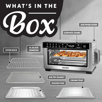 Toaster Oven, Digital Air Fryer - Convection Mode