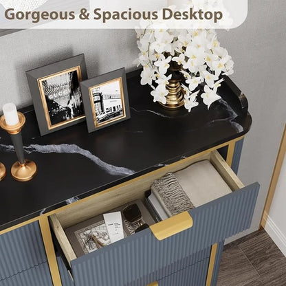 Fluted Shoe Cabinet Storage, Shoe Organizer Cabinet