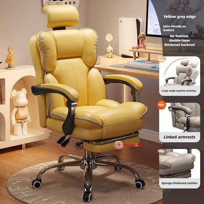 Home comfort e-sports chair sedentary study computer chair office sofa seat live streaming host live stream swivel chair