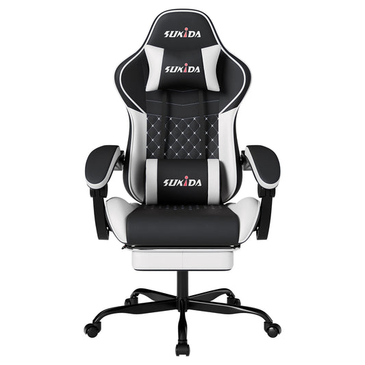 Ergonomic Office and Gamer Chairs Computer Chair Gamer Chairs for Adults Massage Lumbar Support Swivel Height Adjustable Headrest Backrest
