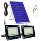 Powerful Led Solar Light High Bright 2 Head 6000mah Flood Light