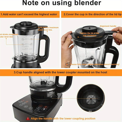 2400W Heating Professional Blender 25000 RPM