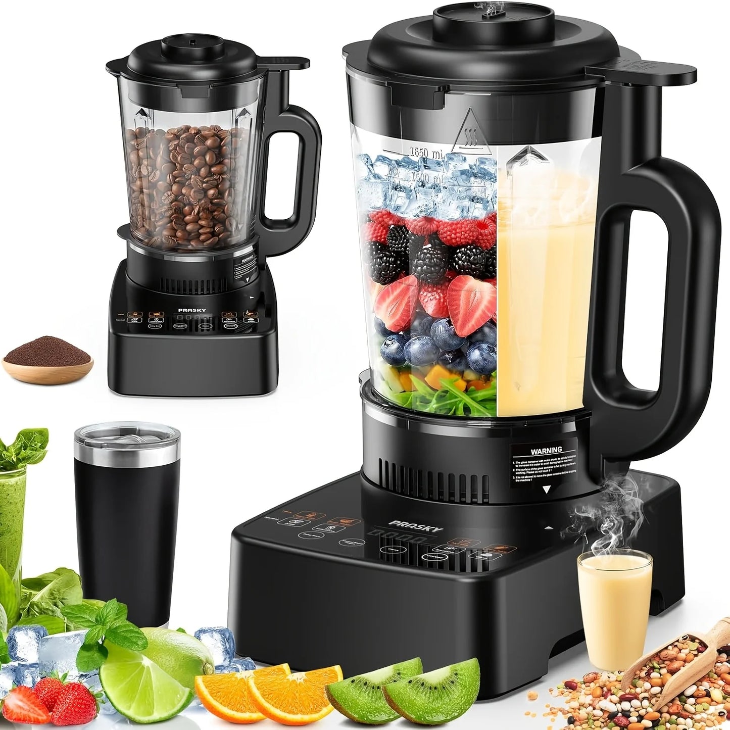 2400W Heating Professional Blender 25000 RPM