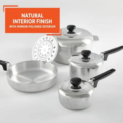 8-Piece Cast Aluminum Cookware Set