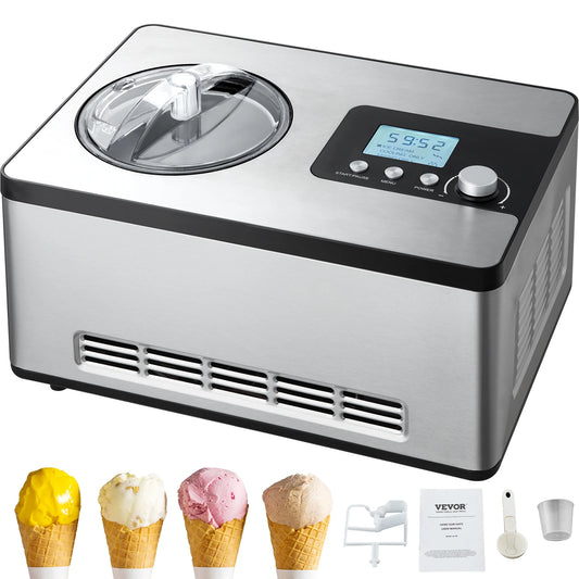Automatic Ice Cream Maker with Built-in Compressor 2