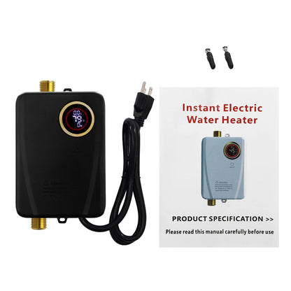 Black/Red 3000W Electric Water Heater 20~50℃