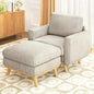 38.5" Accent, Upholstered Armchair with Deep Seat