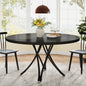 Round Dining Table for 4-6 People, 47-Inch