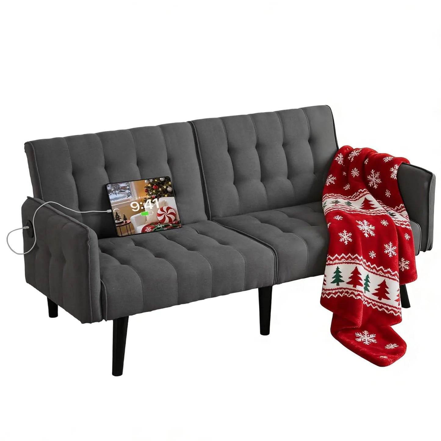 65in Convertible Futon Sofa Bed