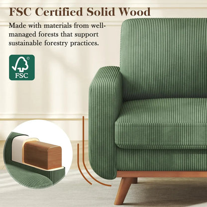 38.5" Accent, Upholstered Armchair with Deep Seat