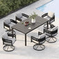 Outdoor Dining Set for 6, 7 PCS Patio Table and Chairs Set