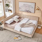 Queen Size Upholstered Corner Daybed, Modern L-Shaped