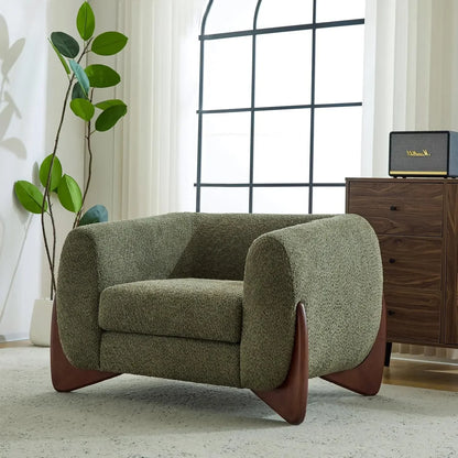Holly Modern Boucle Club Chair