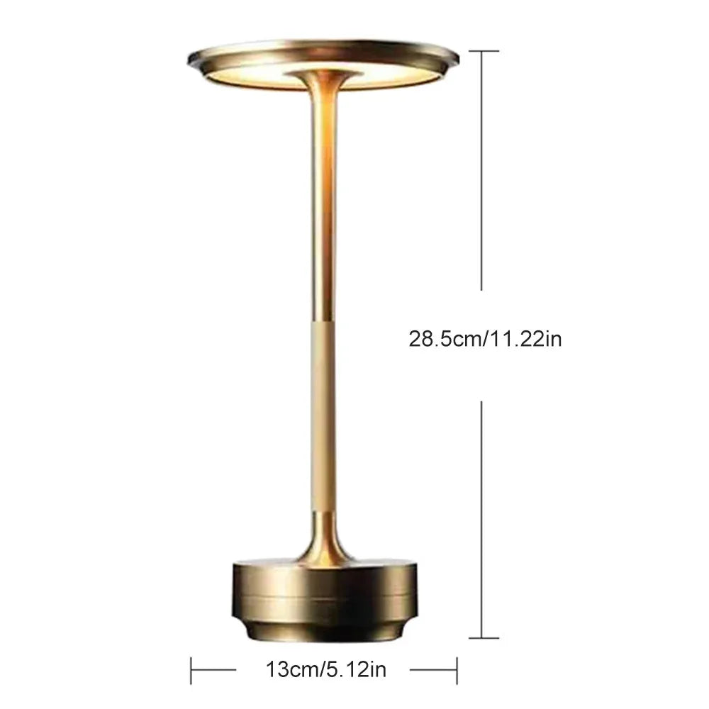 LED  Lamp, USB Touch Dimming Metal Recharge Night Light