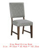 Modern Walnut Finish Dining Set 7pc