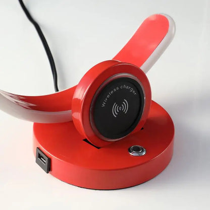 13.25" Modern C-Shaped LED Table Lamp