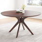 47.2" Solid Wood Round Dining Kitchen Table