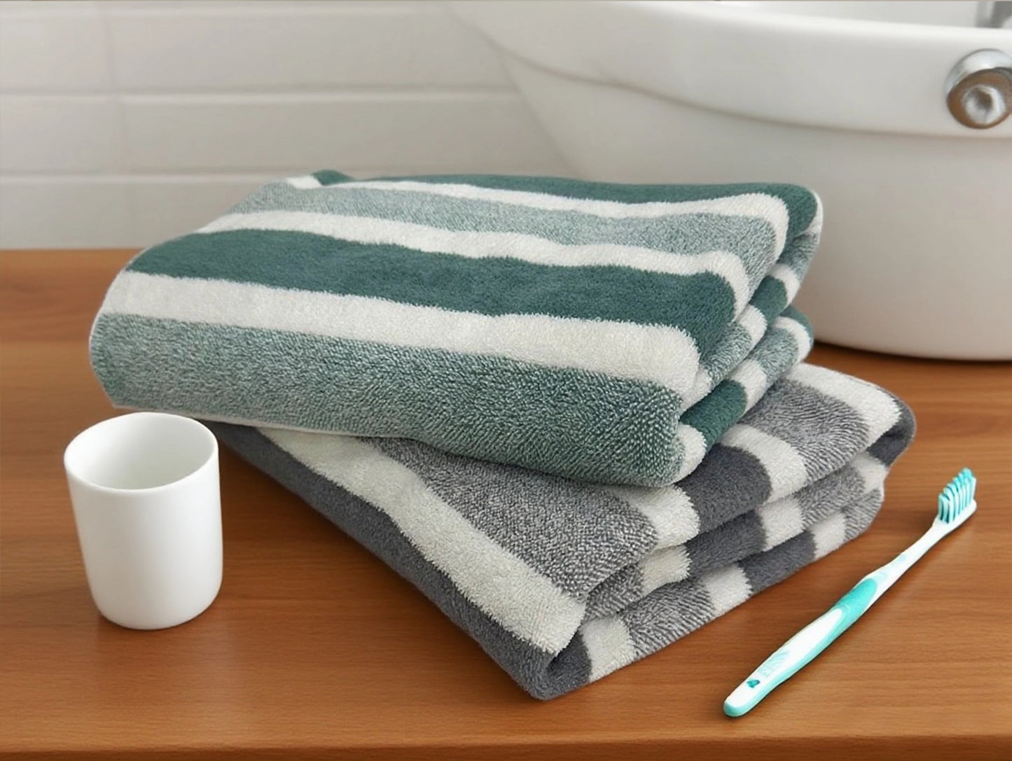 Thick bath towel