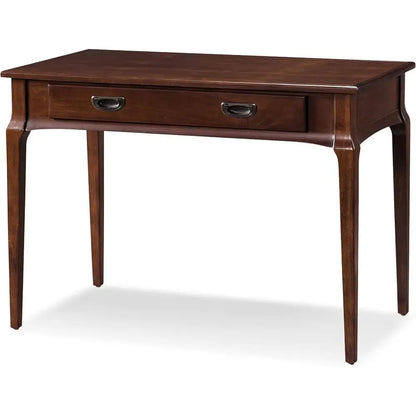 Stratus Home Office Desk, Solid Wood, Drop-Front Keyboard