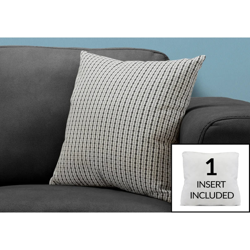 Pillows, 18 X 18 Square, Insert Included, Decorative Throw, Accent,