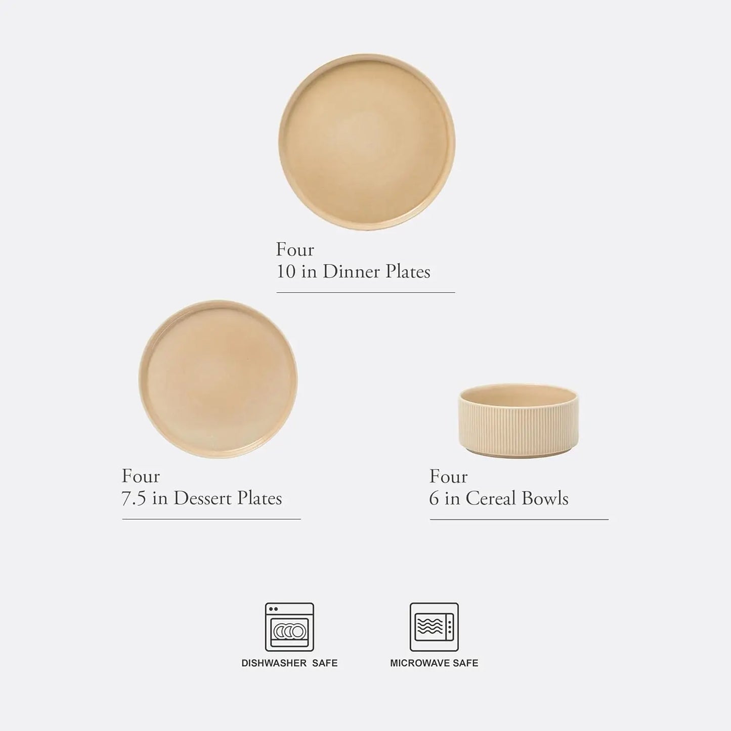 Solana Coast 12 Piece Stoneware Reactive Glaze