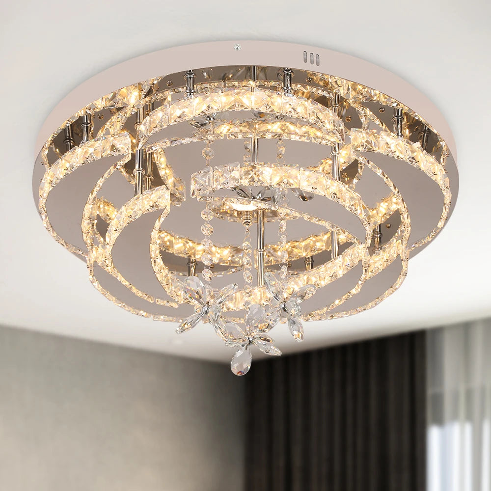 Luxury K9 Crystal Chandelier Modern Ceiling Lamp