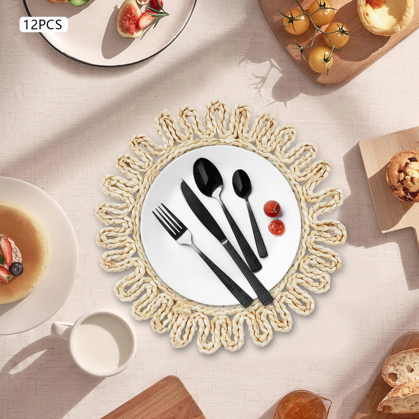 12 Pcs 30CM Table Mats
