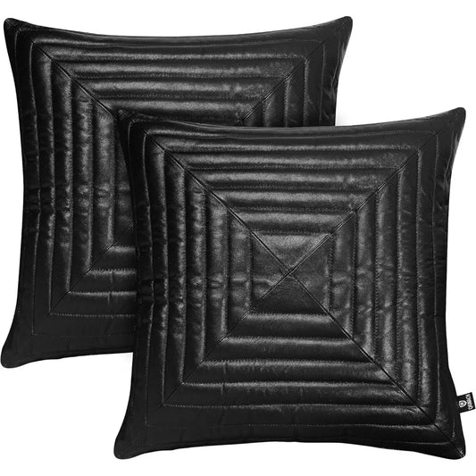 Leather Pillow Cover, Sofa Cushion Case