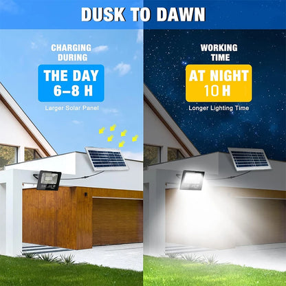 2PCS Solar Flood Light Outdoor